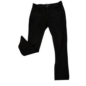 NYDJ Women's Straight Leg Black Jeans